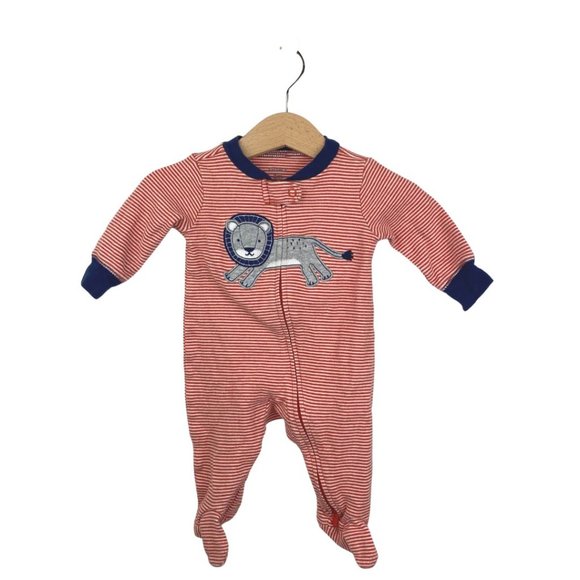 Carter's set of 3 Long Sleeve Bodysuit Red, Blue, White 3 Months - Picture 8 of 13